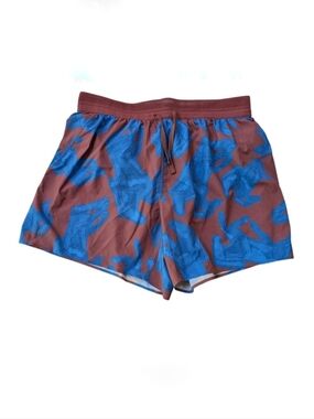 Janji Mens 5" AFO Middle Short Running Lined Cobalt Horses